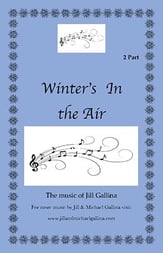 Winter's in the Air Two-Part choral sheet music cover